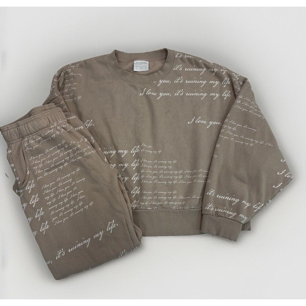Taylor Swift Sweater Set Womens Size Small Large I Love You It’s Ruining My Life